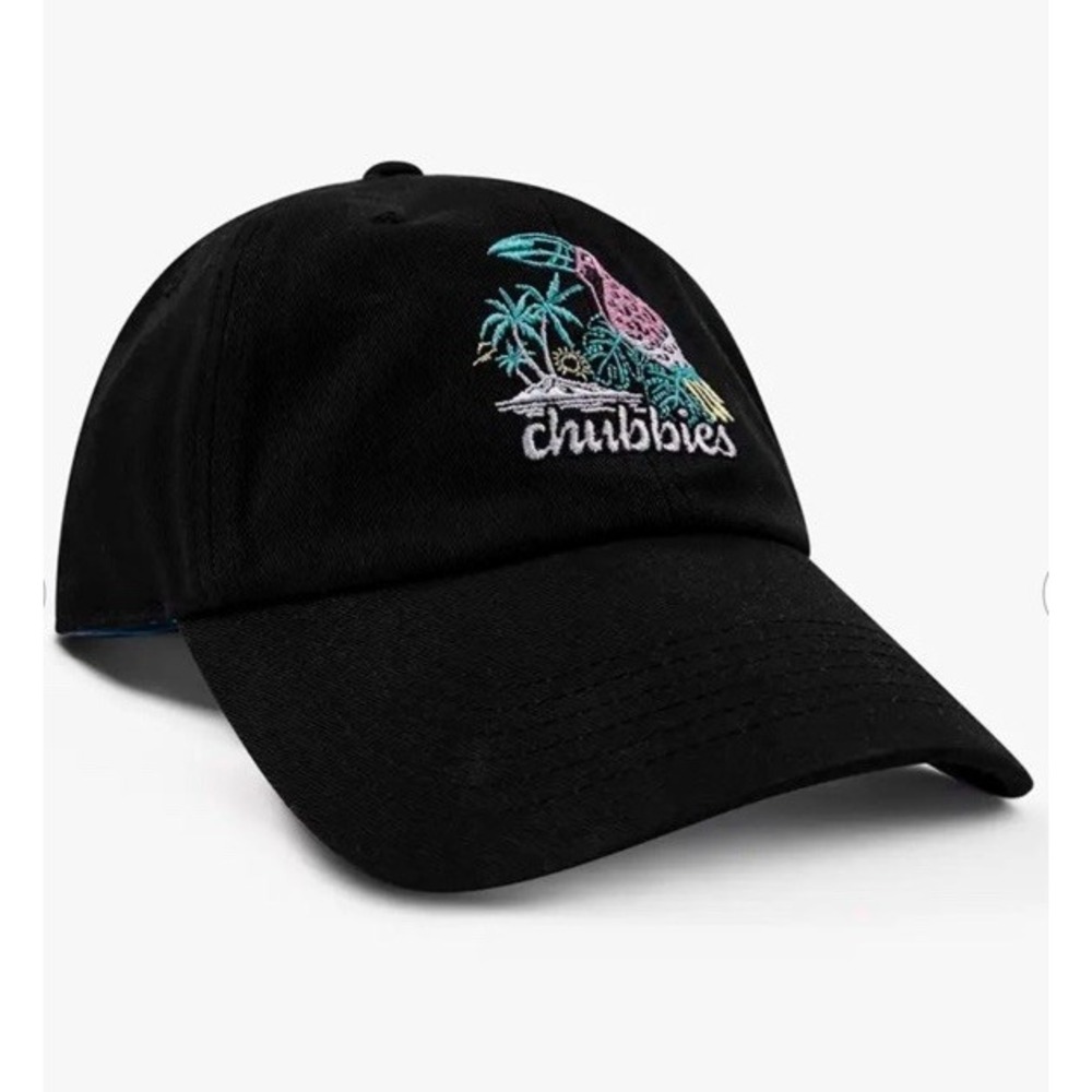 Chubbies Baseball Hat Cap Black - image 1